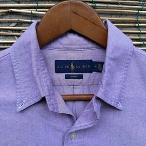Ralph Lauren Purple Casual Button Down Shirt